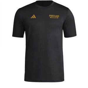 Adidas Mens Portland Timbers Local Warp Pre-Game Short Sleeve T-Shirt M